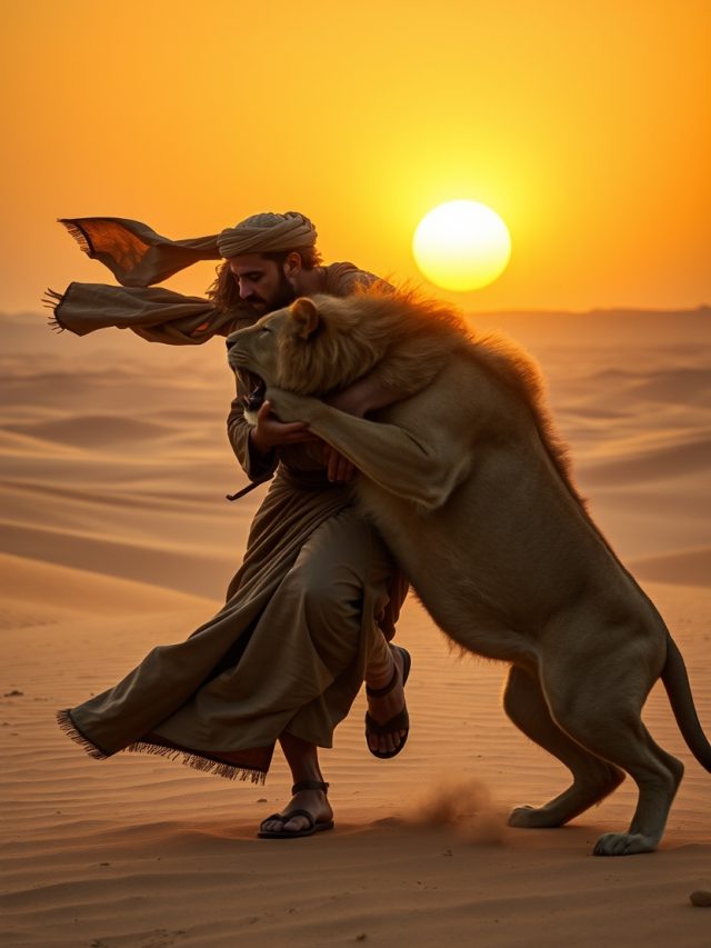 O profeta que foi levado por um leão